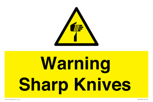 Warning Sharp Knives